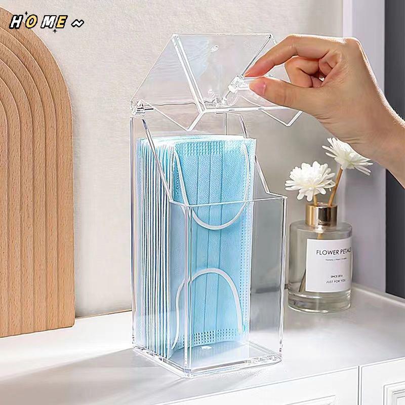NewHOME Kitchen Seal-Design Dust-Proof Mask & Wipes Storage Box with Lid