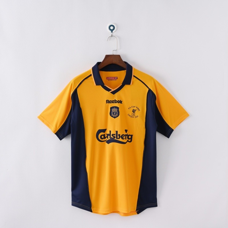 2000/01 เสื้อฟุตบอลทีม Liverpool Away Retro Edition