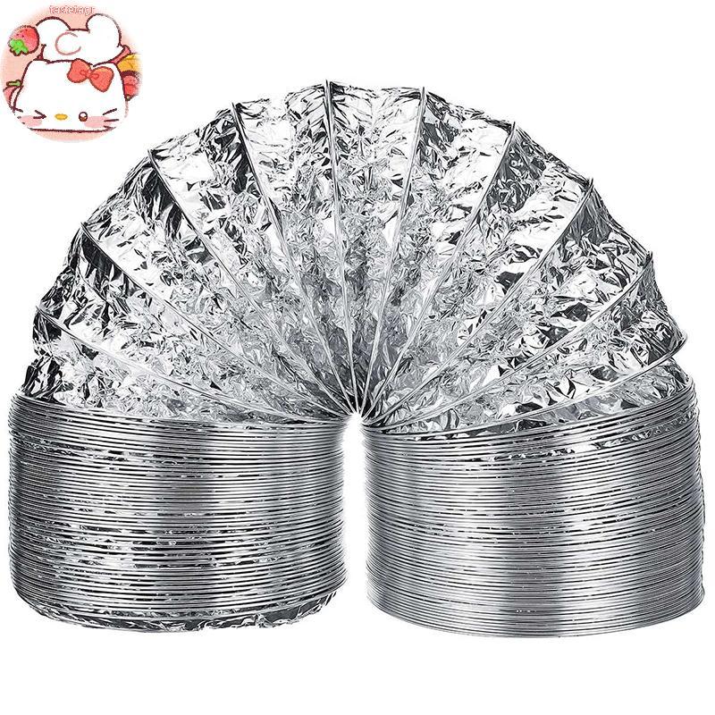 Tast 4 นิ้ว Ventilator ท่ออลูมิเนียม Air ท่อระบายอากาศยืดหยุ่นท่อไอเสีย Duct2M EN