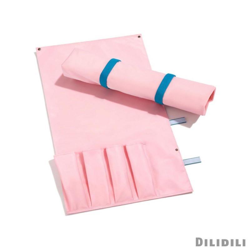 [Dilidili] Mahjong Tiles Case Travel Carrying Bag Multi Pocket Tile Organizer Storage for Game Acces