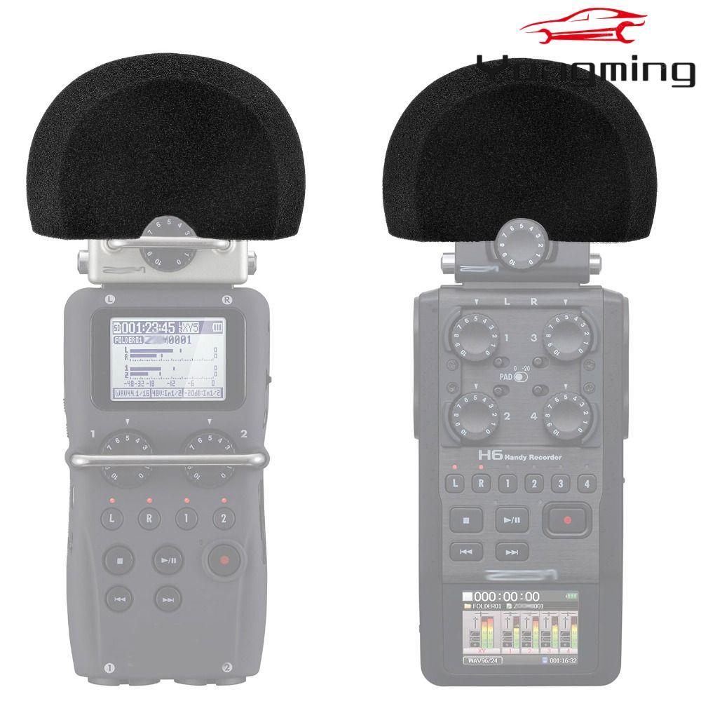 YANGMING ไมโครโฟนกระจก,Windproof Professional ไมโครโฟนโฟม, Universal ลดเสียงรบกวน Mic ฟองน้ําสําหรับ