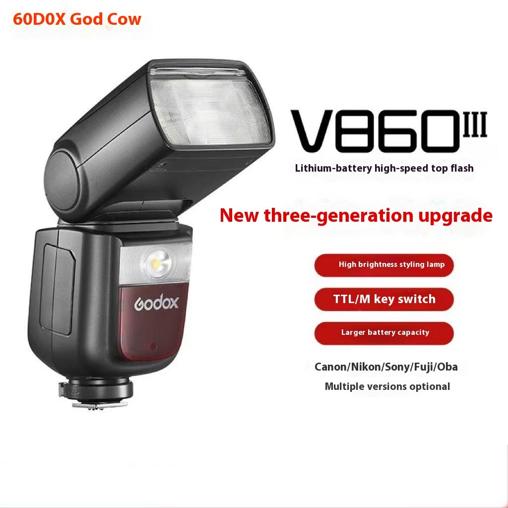 Godox V860III V860III-C V860III-N V860III-S V860 III TTL HSS Speedlite แฟลชสําหรับ Canon Sony Nikon 