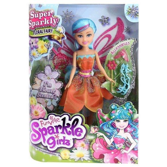 ZURU Shiny Girl Flower Fairy Princess Series จําลองตุ๊กตาบาร์บี้หวีผมเปลี่ยนเสื้อผ้าเจ้าหญิงของเล่น