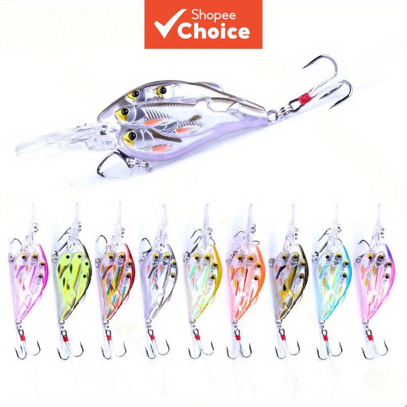 1Pc Schooling Crankbait Lure ชุดเหยื่อตกปลารอกตกปลากลางแจ้ง
