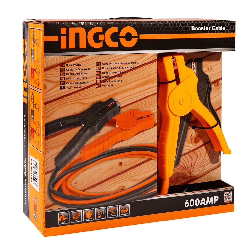 INGCO HBTCP6008 สายพ่วงแบตเตอรี่