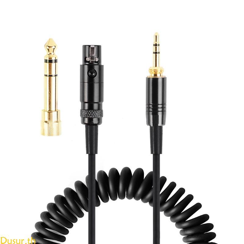Dusur 3 5 มม.ถึง 3 Core Mini XLR ปลั๊กสายสําหรับ K240 K240S K240MK II Q701 K702 Q701