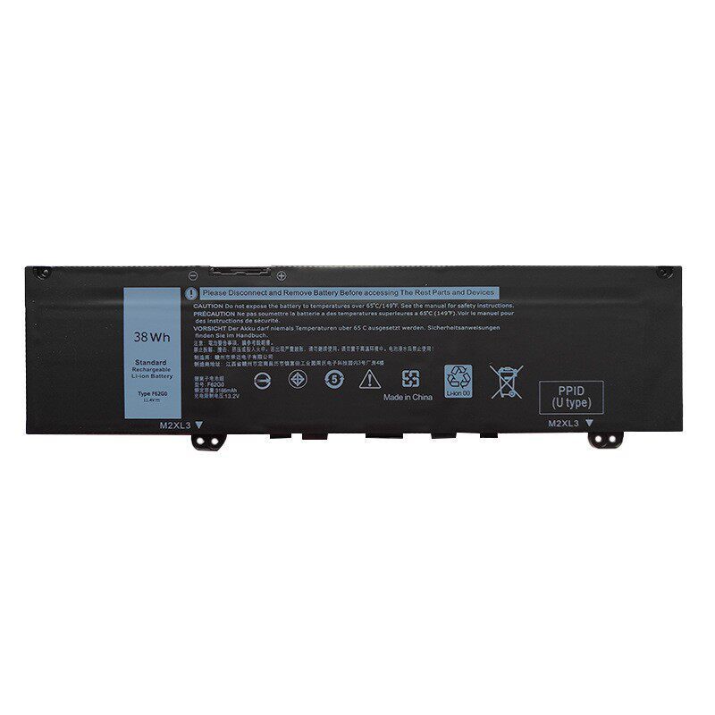 F62G0 Battery For Dell Inspiron 13 7386 2-in-1 5370 7370 7380 7373 Vostro 5370 RPJC3 P91G P83G P87G 