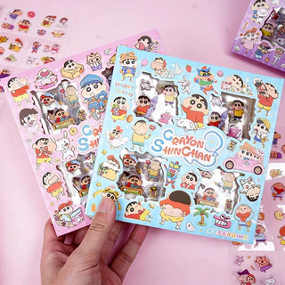 สติ๊กเกอร์ Crayon Shin-chan สติ๊กเกอร์ กล่องใหญ่ Sticker ชุด PVC น่ารักกันน้ำ ตกแต่ง สติ๊กเกอร์ไดคัท ลายน่ารัก 100 แผ่น