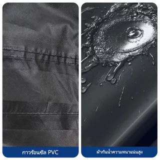 เสื้อกันฝน เสื้อกันฝนยาว ชุดกันฝนอย่างดีหนาๆ ผู้ใหญ่ กันฝน มีฮู้ด แบบหนา กันฝน ชุดกันฝนขี่มอเตอร์ไซค์ เหนียว อย่างดี ทนท