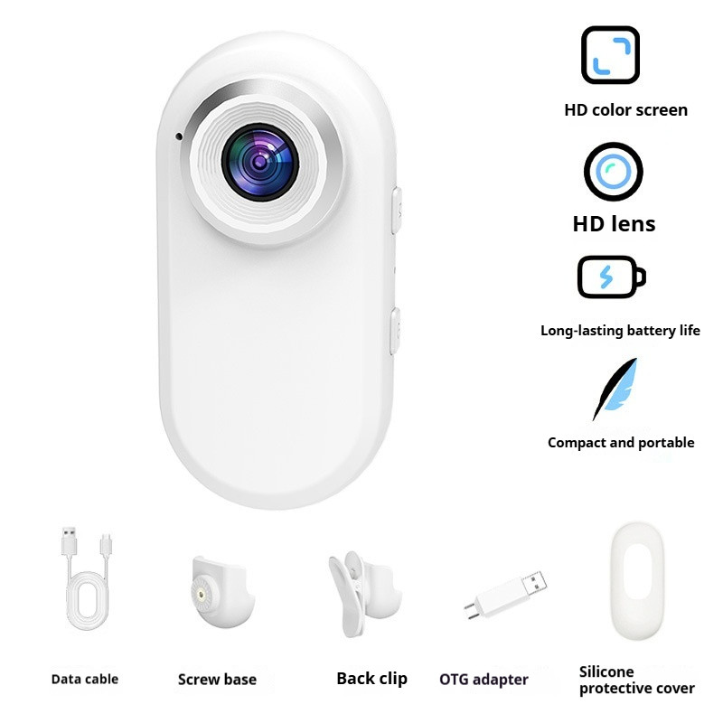 กล้องแอคชั่นแคมเมรา LA10 HD 1080P Thumb Sports Camera เครื่องบันทึกการถ่ายภาพแบบพกพา Anti shake Magnetic Sports Camera