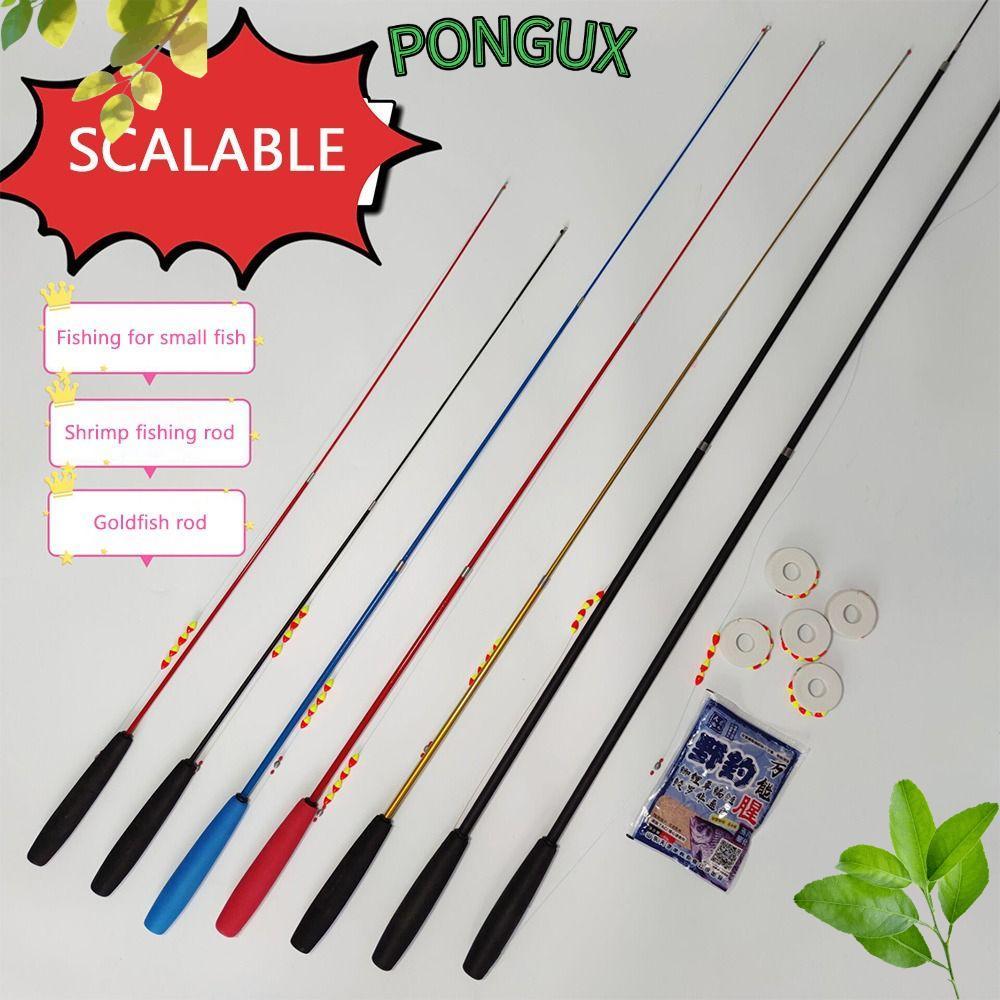 PONGUX ชุดคันเบ็ด, Casting Rod Spincast Fishing Reel Fishing Rod ชุด, เด็กแก้ว Fibre Carbon Fibre Fi