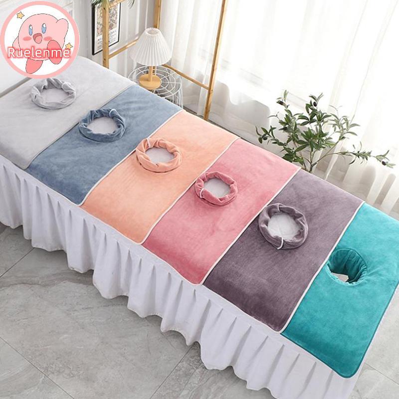 ถูกต้อง 40*80 ซม. Thiened Beauty SPA ตารางนวด Planking Face Towel พร้อมเตียงหลุม TH