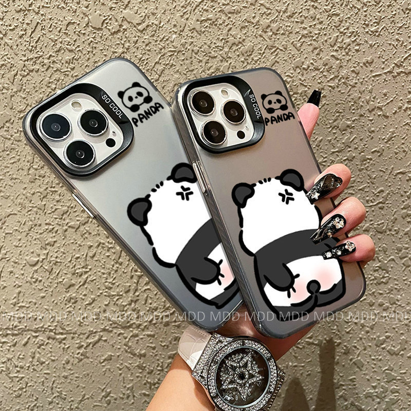 น่ารัก แพนด้า กันแผ่นดินไหว เคส For VIVO Y28 Y15S Y15A Y10 Y01 Y15C Y91 Y1S Y39 Y95 Y91i Y51 Y31 202