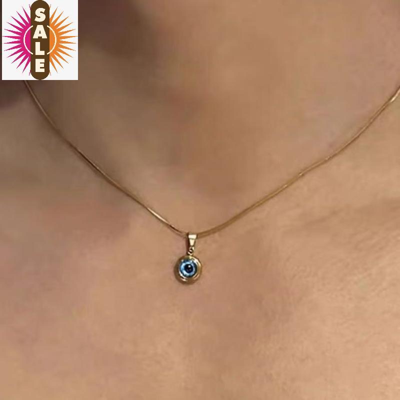 Ap Angel Eyes Clavicle Chain Evil Eye Nelace สําหรับชายผู้หญิง Evil Eye Choker แฟชั่นเครื่องประดับ E