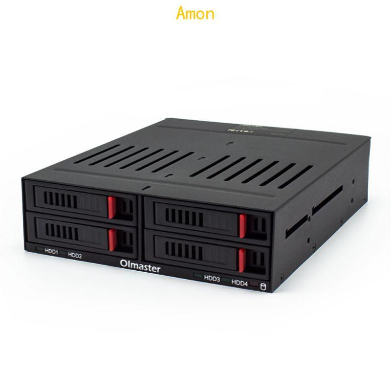 Amon HE-2006 ชั้นวางฮาร์ดไดรฟ์สําหรับเคส HDD SSD กล่องสําหรับ 4 2 5 ช่อง