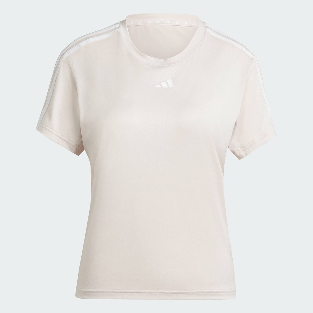 adidas Gym & Training เสื้อยืด AEROREADY Train Essentials 3-Stripes ผู้หญิง สีชมพู IS4214