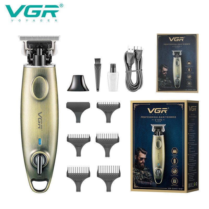 Head Push รูปแบบใหม่ Hairdressing Shop Cross-Border Oil Clipper ผมร้านทําผมแกะสลักผู้ชายชาร์จ vgr978