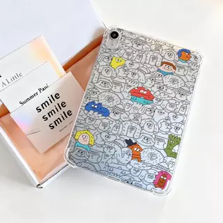 เคสป้องกันแท็บเล็ต TPU แบบใส for IPad 5th/6Th Pro 13" Pro 9.7" Pro 11 Air 5 4 3 2 1 Air 5 Air13 Mini 7 6 5 4 3 2 1