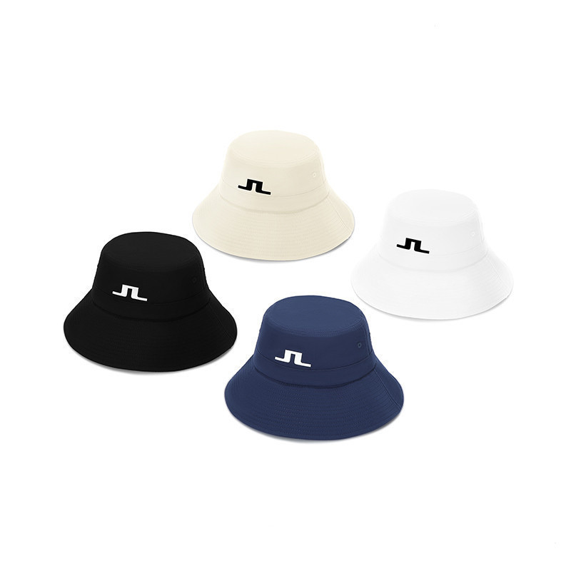 J Golf 3D Silicone Bridge Logo Sun Protection Bucket Hat#2401(Unisex) #PRE ORDER 7~10 DAY#