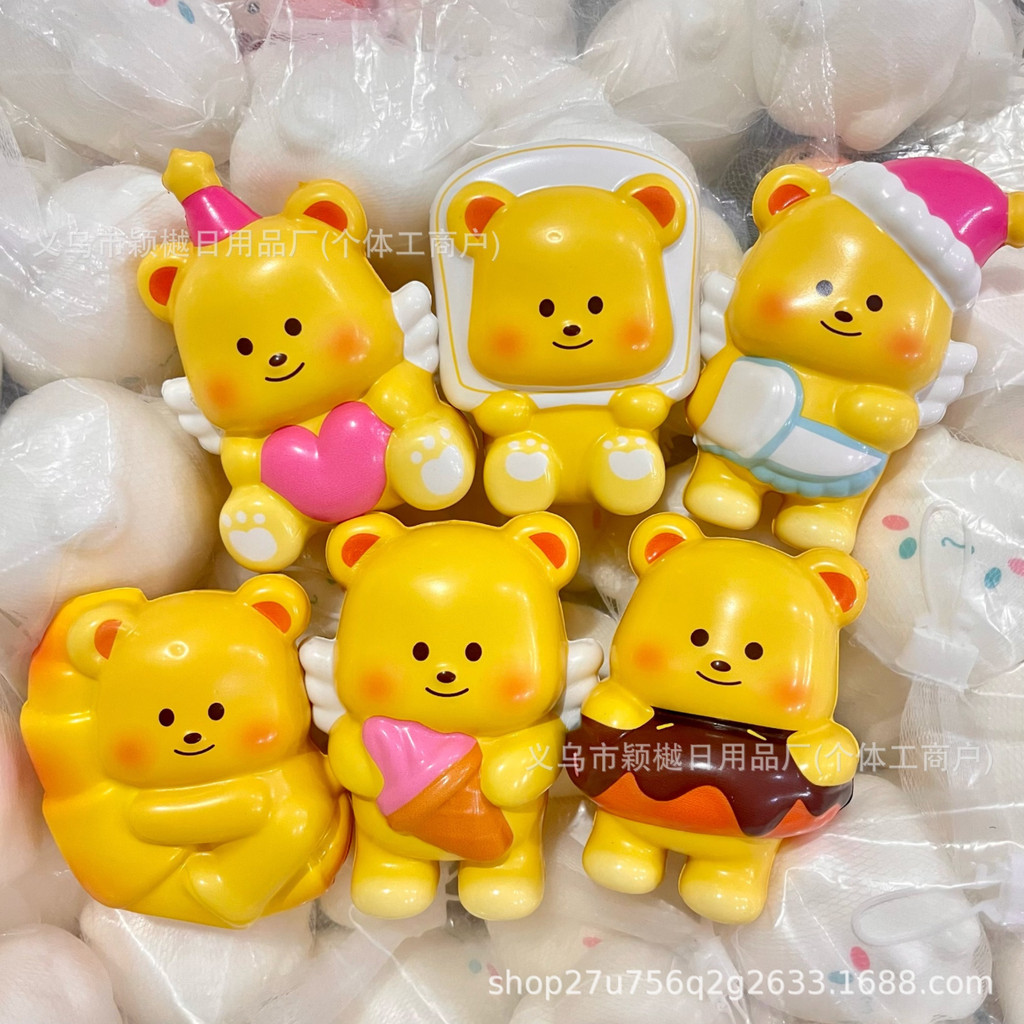 สกุชชี่ลายการ์ตูน ตัวใหญ่ (11-13cm) ตัวเล็ก (7-8cm) นุ่มนิ่ม ของเล่นเด็ก Squishy