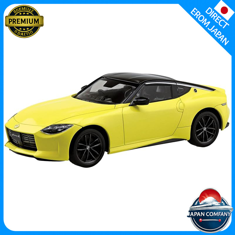Aoshima 1/32 The Snap Kit Series Nissan RZ34 Fairlady Z Brilliant Silver Pre-painted Plastic Model 1