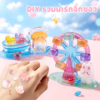 สติ๊กเกอร์ 3d DIY น่ารัก 3D สติกเกอร์คริสตัล ตกแต่งคริสตัล สติ๊กเกอร์ น่ารัก 8 สไตล์ สติกเกอร์