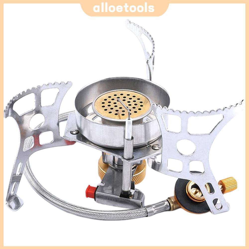 ⚡24ชม.⚡ Camping เตาแก๊ส Windproof Gas Burner พร้อมกระเป๋าเตา Camping สําหรับกลางแจ้ง Camping Hiking 