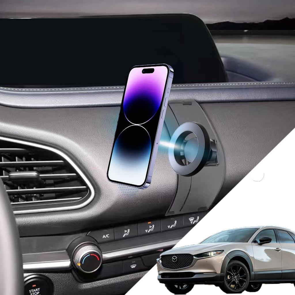Mazda CX30 ที่วางโทรศัพท์ cx-30 Mount ที่วางโทรศัพท์แม่เหล็กสําหรับ 2024 Mazda Cx30 อุปกรณ์เสริม Cx3