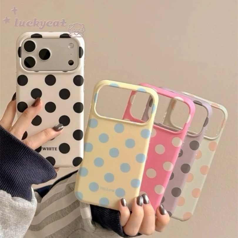 Insจุดใหญ่เคสโทรศัพท์สําหรับiPhone 17 16 15 14 13 12 11 Pro Max X Xr Xs Max 7 8 Plus