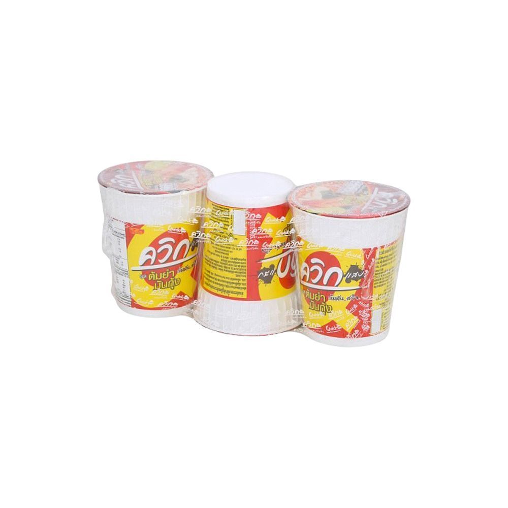 [สินค้าส่งด่วน] ไวไว ควิกแสบต้มยำมันกุ้ง 60ก.X3 WAI WAI TOM YUM MUNGOONG 60G.X3