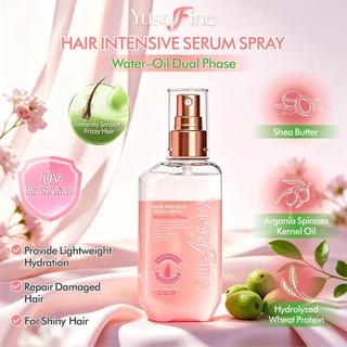 Yusofine Hair Intensive Serum Spray Water-Oil Dual Phase Lightweight Hydration Anti-Frizz Non Sticky