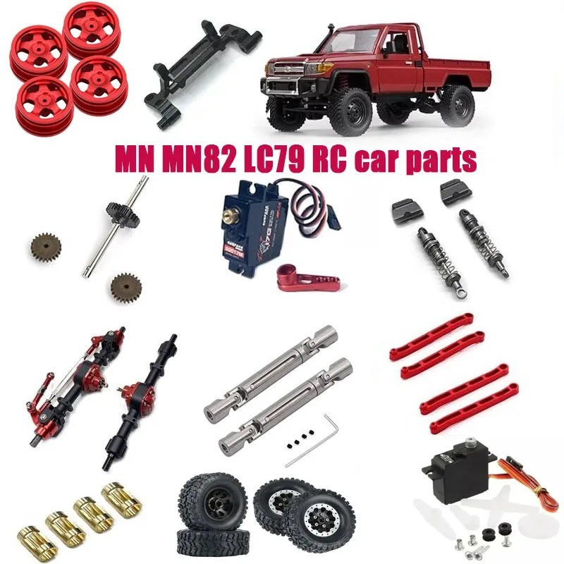 HiPoRC โลหะอะไหล่ OP ชุดอัพเกรดสําหรับ MN82 RC รุ่นรีโมทคอนโทรลรถอัพเกรดและการปรับเปลี่ยนชิ้นส่วน MN78 D90 D91 D96 99S โลหะ OP อะไหล่