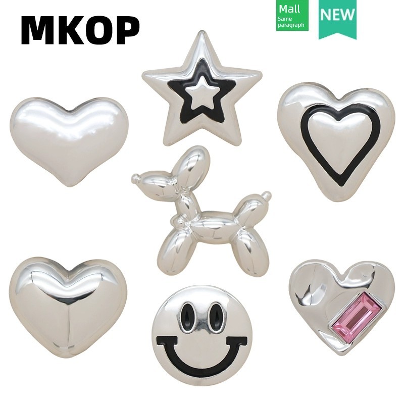 jibbitz crocs ของแทั jibbitz Diy diy Mkop Electroplating Balloon Dog เหมาะสําหรับรองเท้ารู