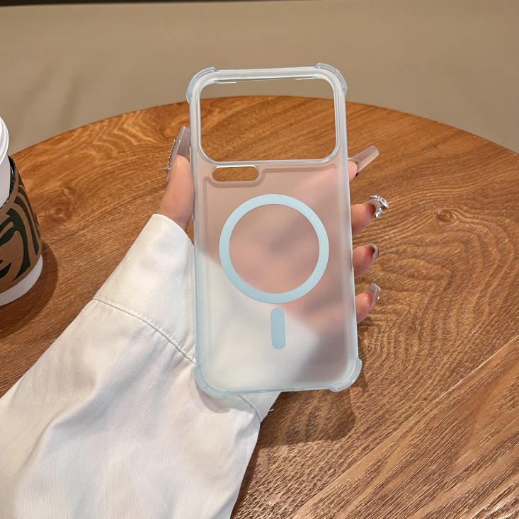 สําหรับXiaomi 17 Pro Max 17 Pro 15 14 ProกรณีMatteโปร่งแสงแม่เหล็กชาร์จไร้สายTPU Drop Protectionปกหล