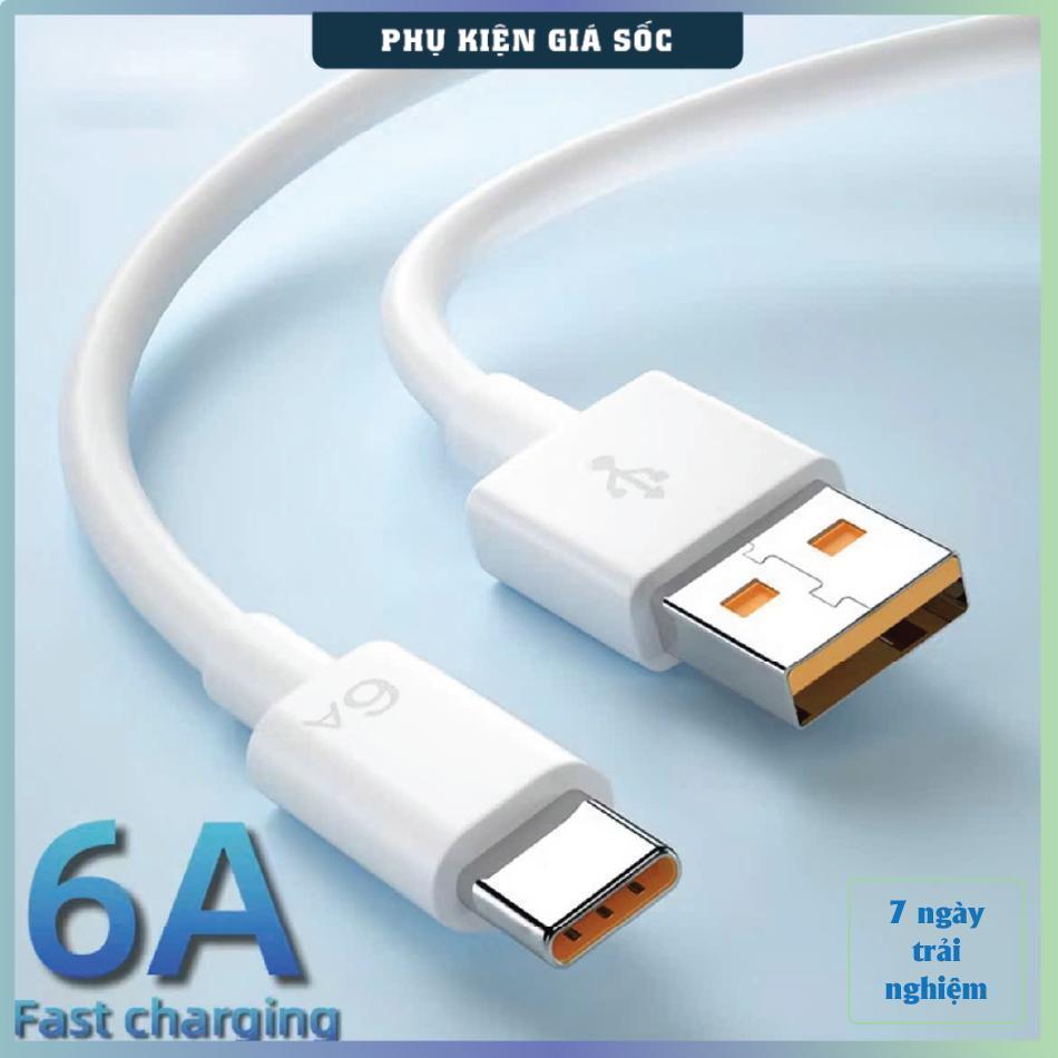 สายชาร์จเร็ว 6A สําหรับ XM USB to Type C สายชาร์จ Type C, สายชาร์จเร็ว 67W, สายชาร์จเร็ว Type C ,!
