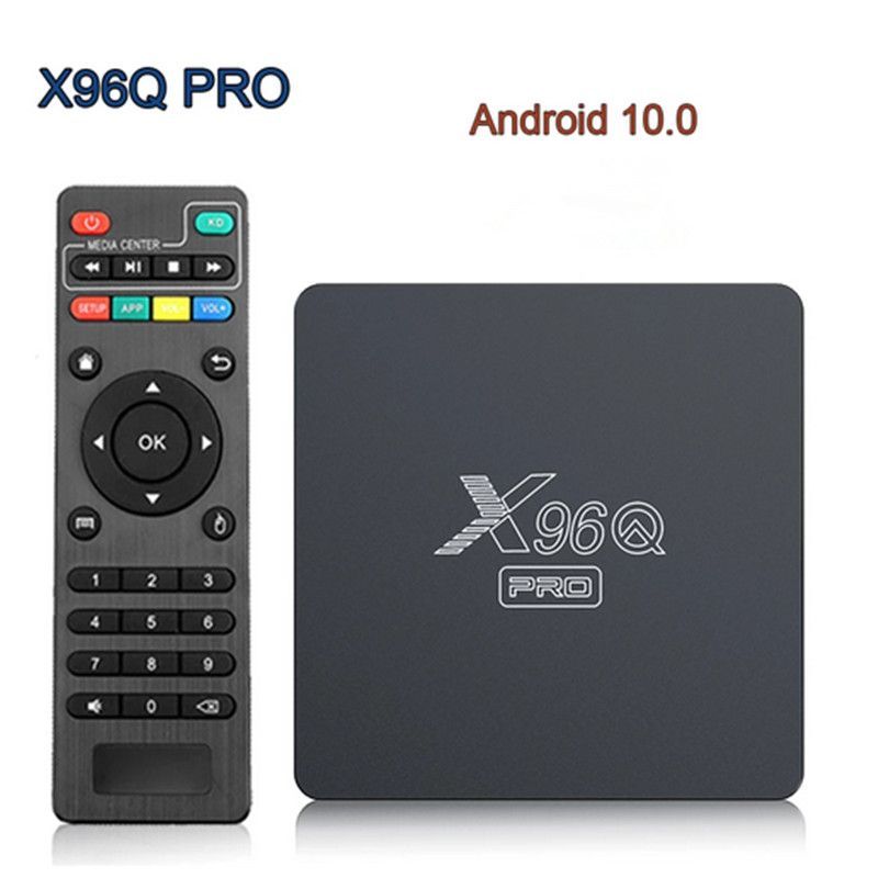 Cross-Border X96Q Pro tv Top box Android 10 H313 กล่องทีวี 2.4gwifi กล่องทีวีในครัวเรือน