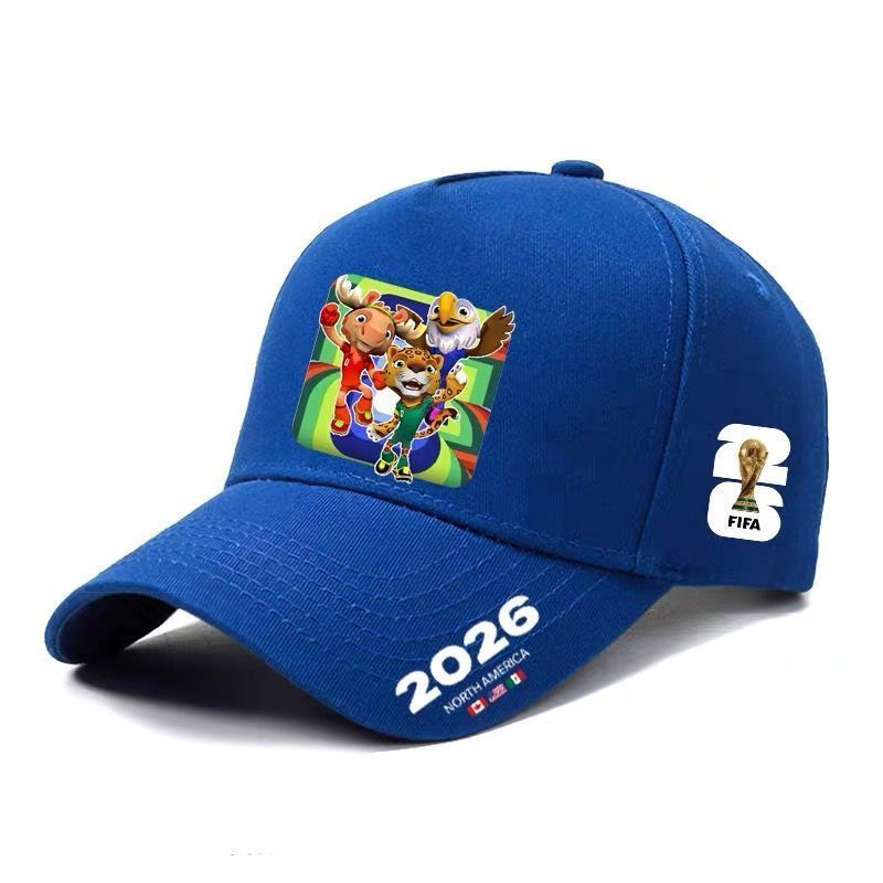 23rd FIFA World Cup Zayu Maple มาสคอตอย่างเป็นทางการม่านบังแดดเบสบอลหมวกท่องเที่ยวกลางแจ้งหมวก duckb