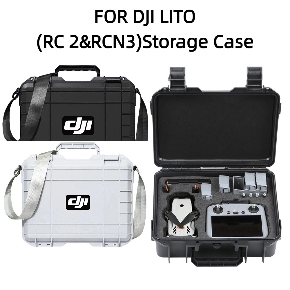 เหมาะสําหรับกล่องป้องกันการระเบิด DJI Lito/Lito X1/Mini 5pro all-in-one, กล่องป้องกันแรงดันและหล่น Lito 1 เข้ากันได้กับถุงเก็บ RC 2/RC N3