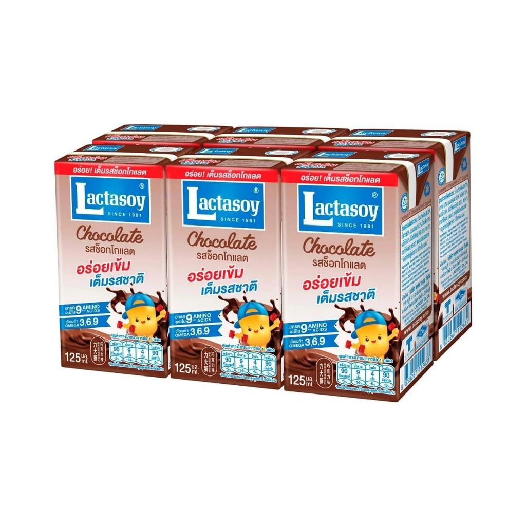 แลคตาซอย ช็อกโกแลต (Lactasoy Soy Milk Chocolate 125ml.)