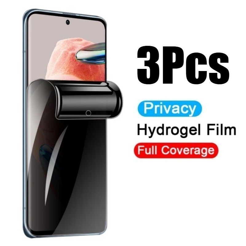 3 ชิ้น Anti Spy ความเป็นส่วนตัว Soft Hydrogel ฟิล์มสําหรับ Huawei Y Y6 Y6p Y6s Y7 Y7a Y7p Y8p Y8s Y9