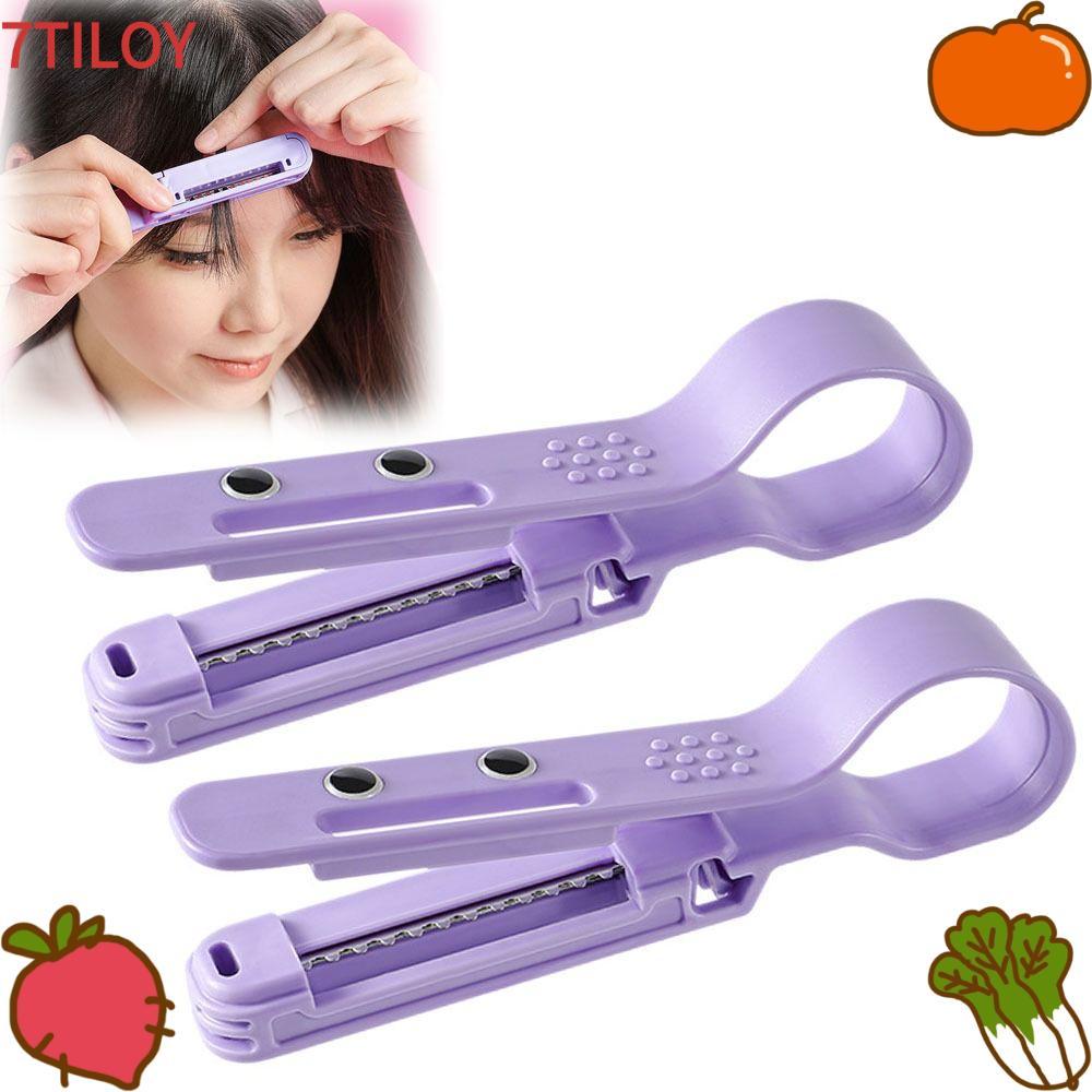 7TILOYSHOP เครื่องตัดผมหน้าม้า, แบบพกพาคู่มือตัดผมเด็กและหวีทําผม, อุปกรณ์เสริมตัดผมความงามเครื่องตัดขนาดเล็ก