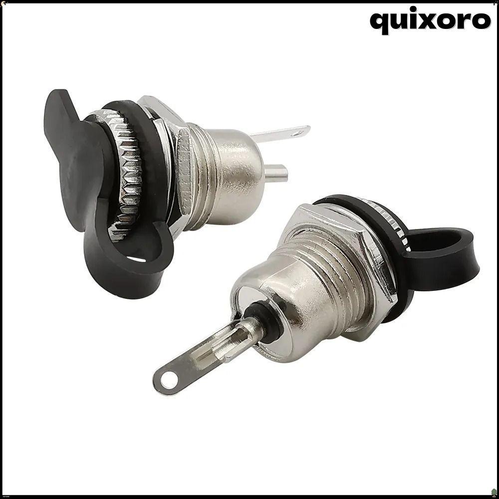 QUIXORO DC Power ซ็อกเก็ตหญิงแจ็ค, 5.5 x 2.1 มม.คุณภาพสูง DC Jack Adapter, ทนทาน DC-099 โลหะ DC-099 
