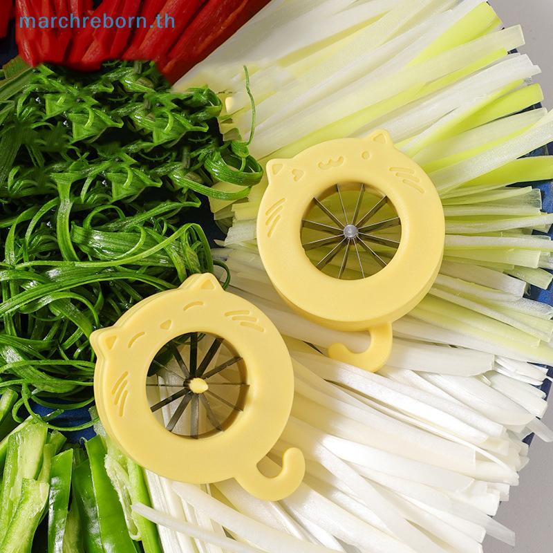 # Marchreborn.th # Green Onion Easy Slicer Shredder Plum Blossom Cut Green Onion Wire Drawing Superf