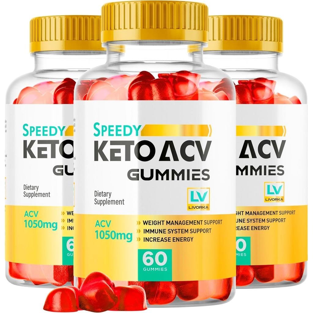 (3 แพ็ค) Speedy Keto ACV Gummies - Official Speedy Keto Plus Advanced Loss Gummys, SpeedyKeto Daily 