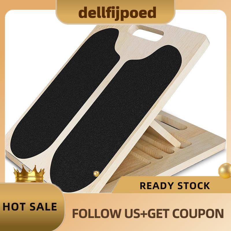 delfijpoedBalance Board Wobble Board สําหรับผู้ใหญ่-Core Strength Trainer, โยกไม้สําหรับกายภาพบําบัด