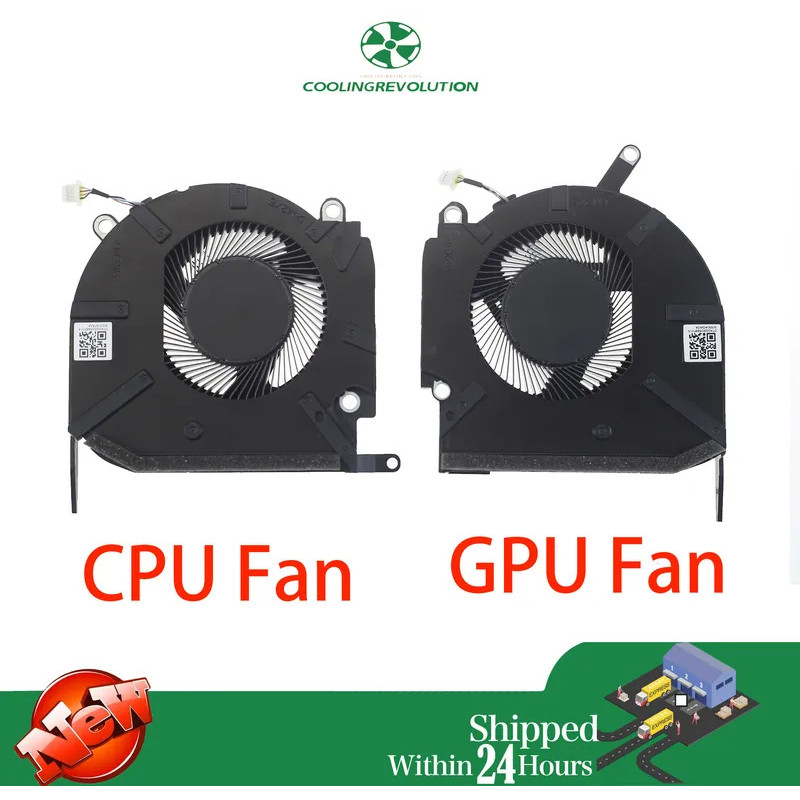 แล็ปท็อป CPU GPU พัดลมระบายความร้อน DC5V 0.6A สําหรับ HP OMEN TPN-Q280 16-K 16-N N18088-001 N18089-0