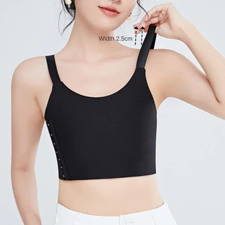 เสื้อชั้นในแบบสายรัดไร้รอย สำหรับหน้าอกใหญ่ ทำให้ดูเล็กลง สำหรับออกกำลังกายและป้องกันการกระแทก