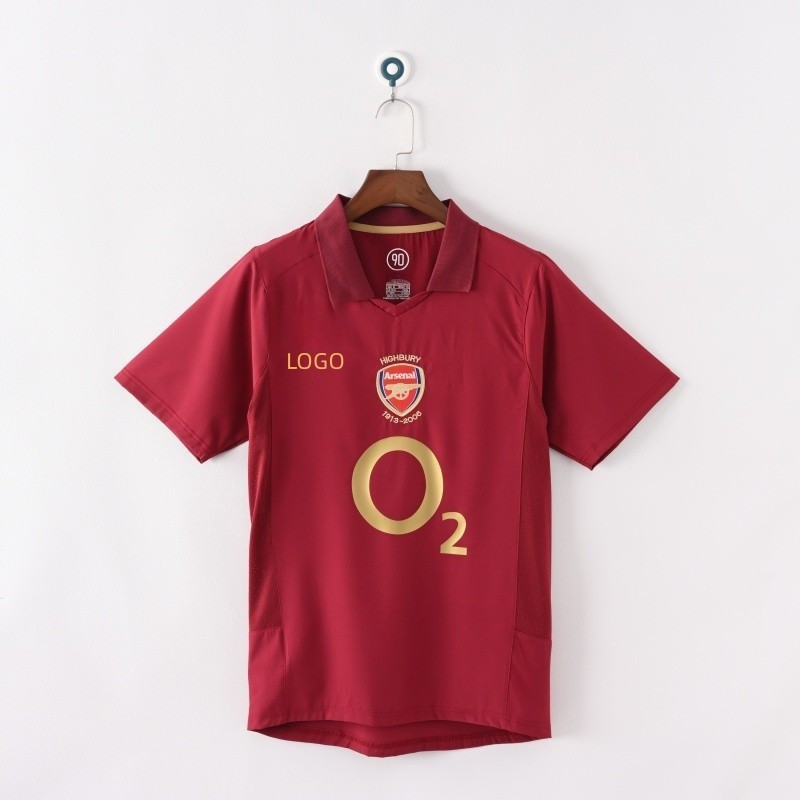 2005/06 Arsenal Retro Edition เสื้อฟุตบอลแขนเหย้า