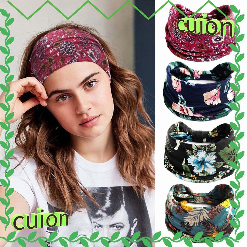 CUION1413 Bohemian Hairbands Fashion Turban Cross Knot Girls Hair Bands