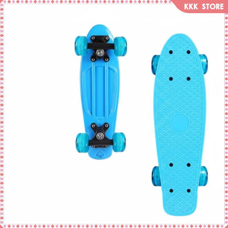[Wishshopefhx] สเก็ตบอร์ดสําหรับเด็ก Light Up Cruiser Board Mini Penny Deck ของเล่นกลางแจ้งสําหรับผู